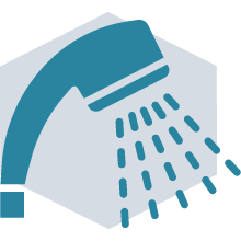 Newport Beach Showers